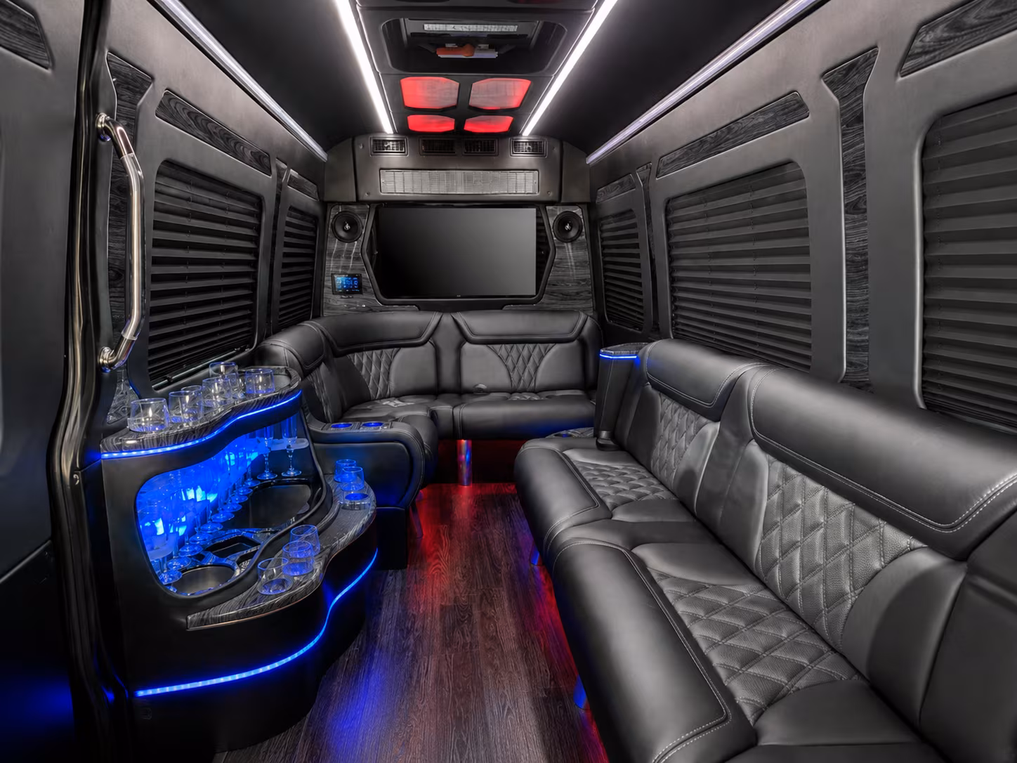 Chesapeake Airport Shuttle & Transportation party bus exterior