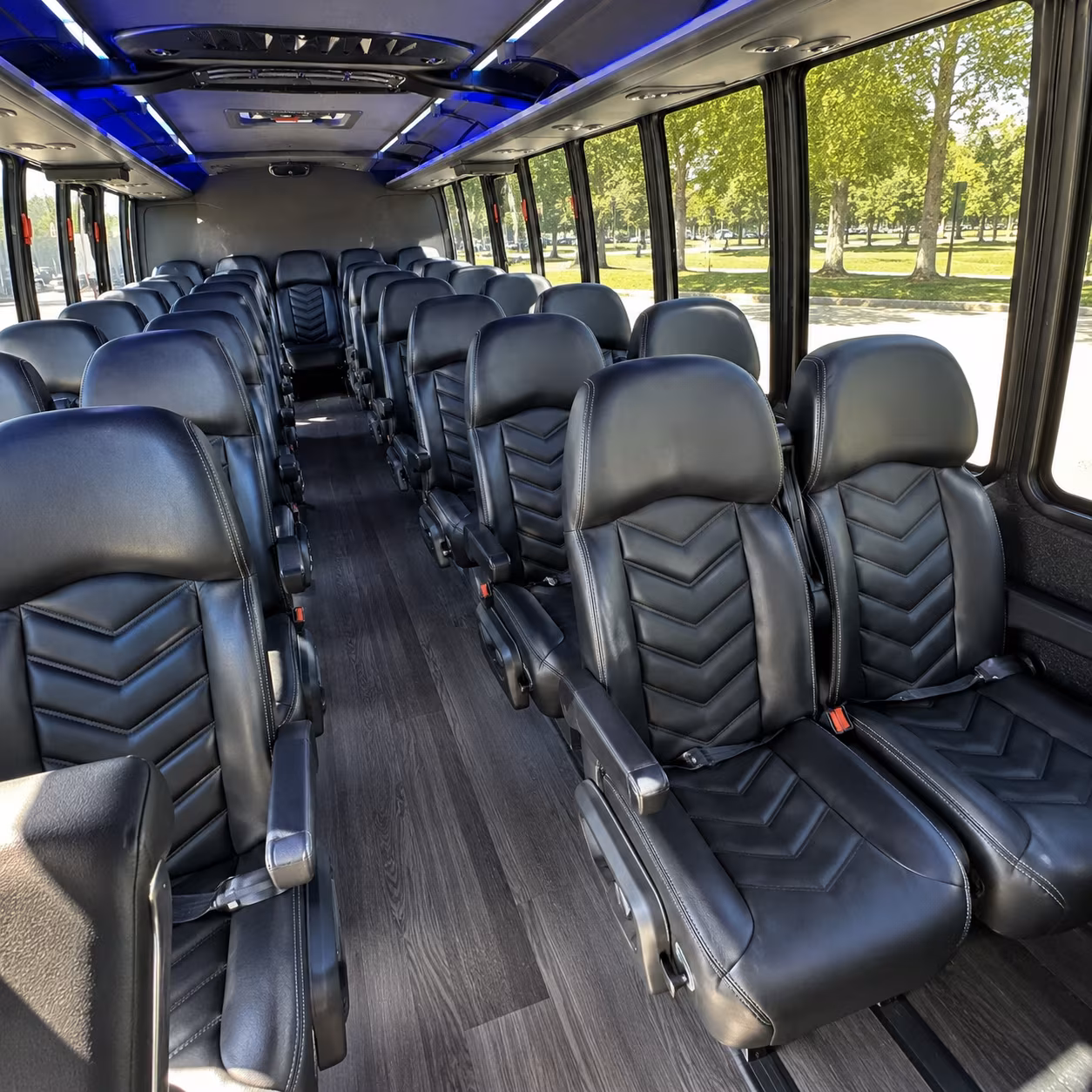 Chesapeake Corporate Transportation party bus exterior