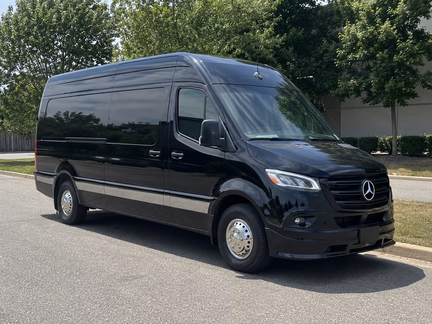 Chesapeake School Event Transportation party bus exterior