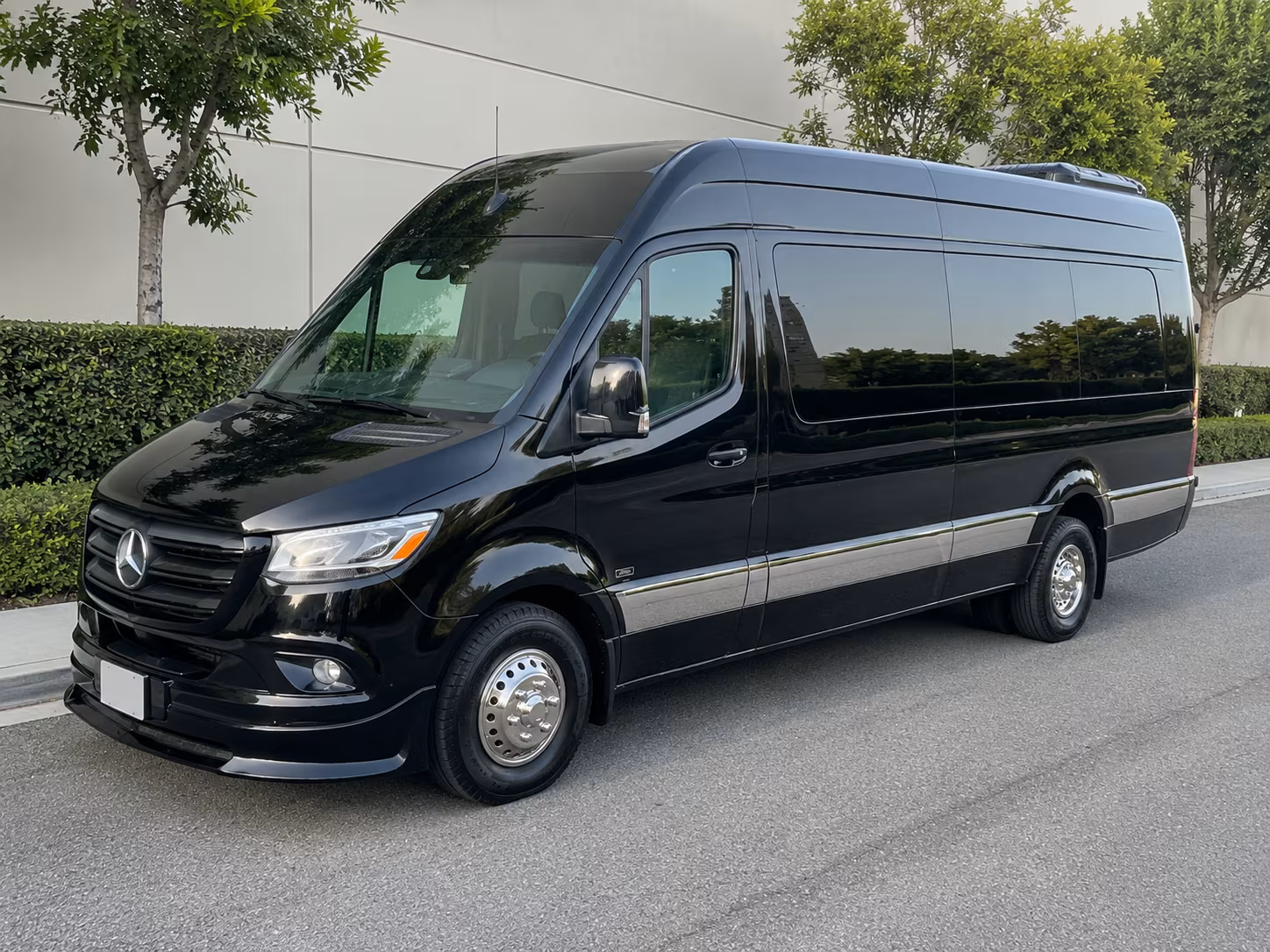 Chesapeake School Event Transportation party bus exterior