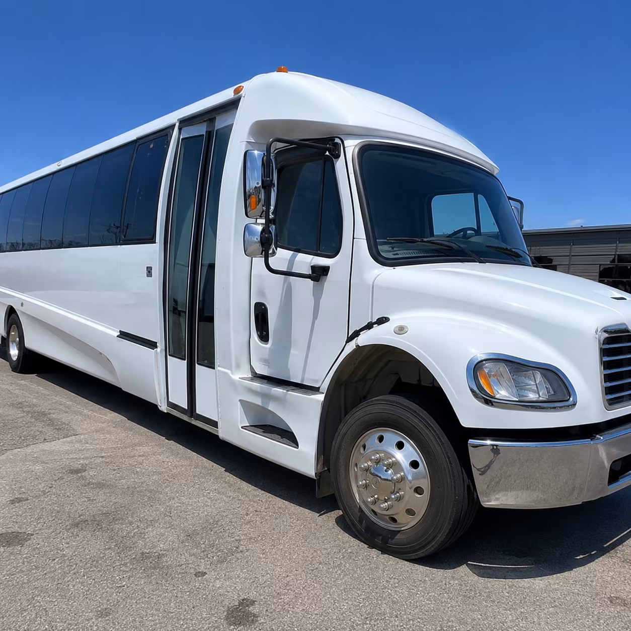 Chesapeake School Event Transportation party bus exterior