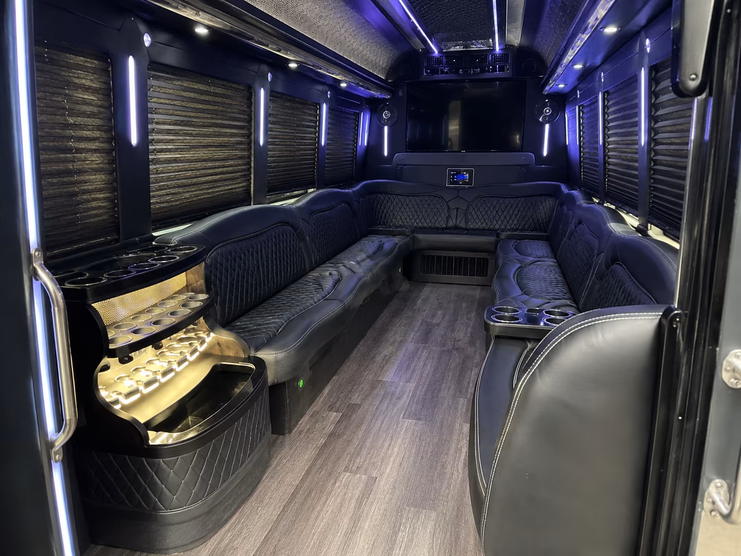 Chesapeake Sporting Event Transportation party bus exterior