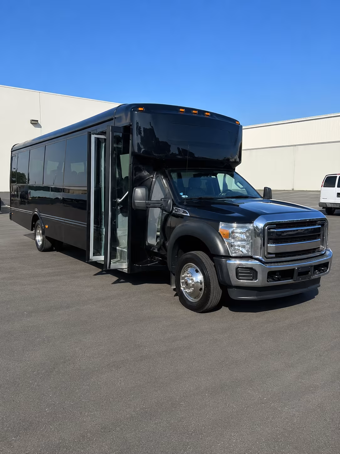 Chesapeake Sporting Event Transportation party bus exterior