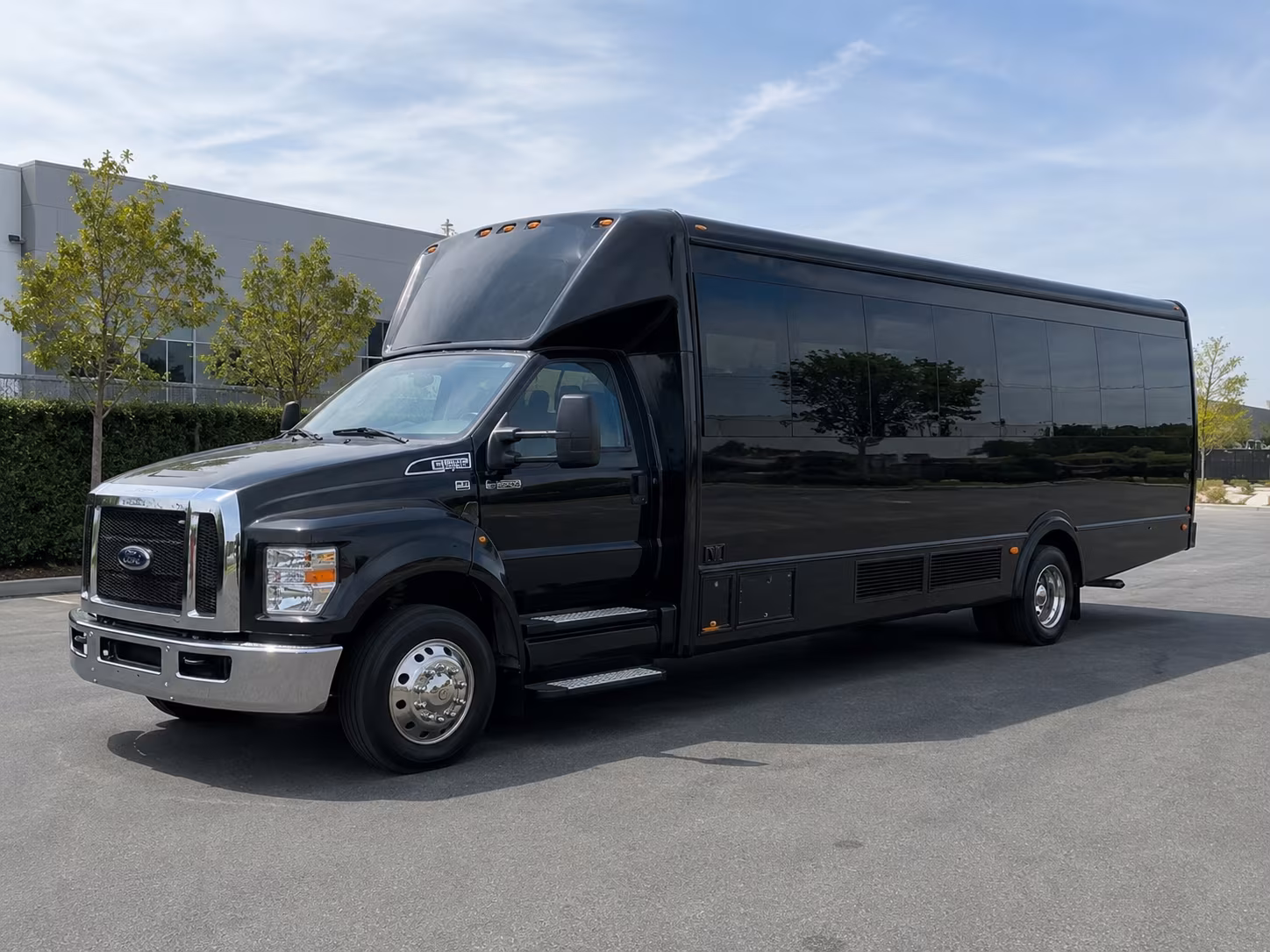 Chesapeake Wedding Transportation party bus exterior