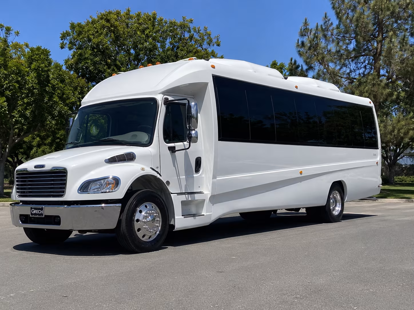 Chesapeake Wedding Transportation party bus exterior