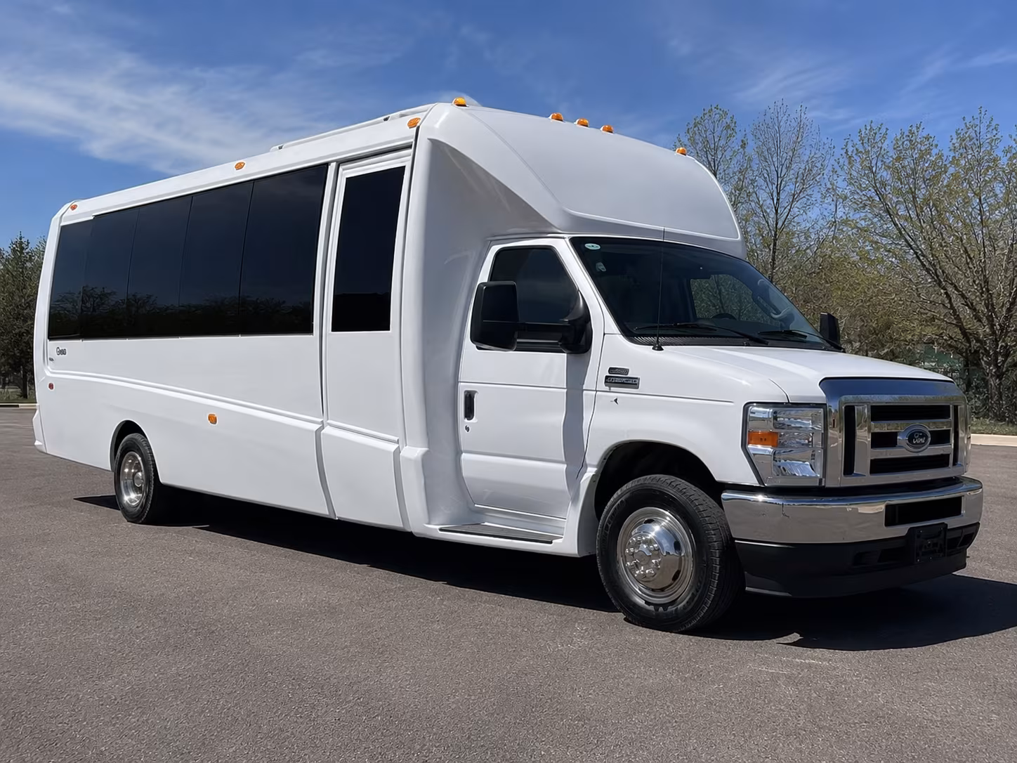 Chesapeake Wedding Transportation party bus interior