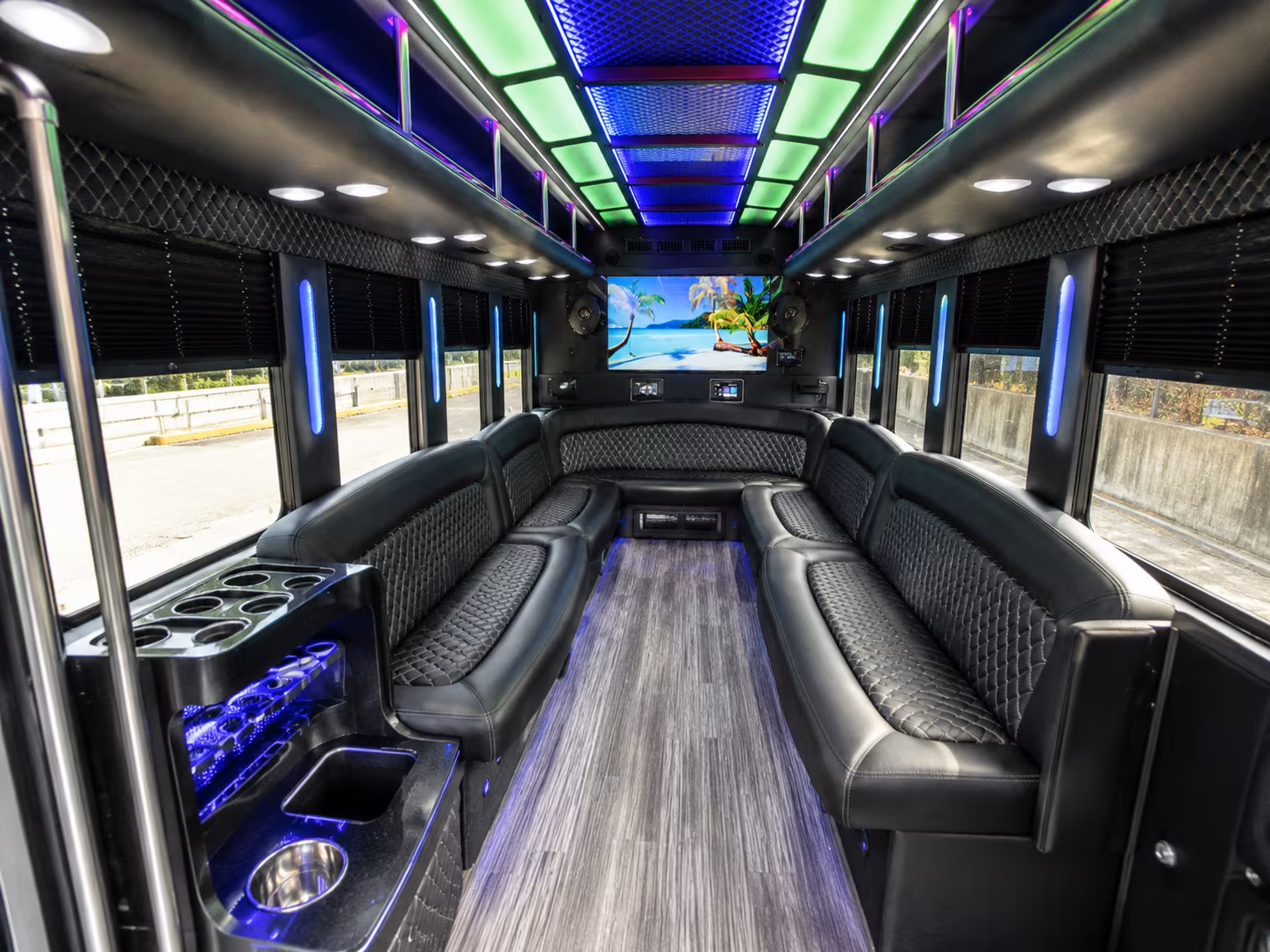 Chesapeake Winery Tour & Pub Crawl Transportation party bus exterior