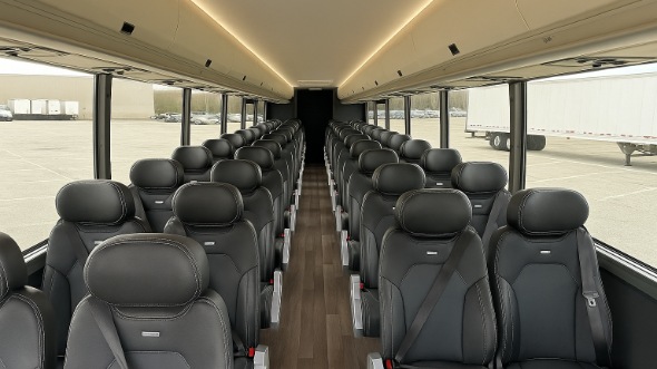 Interior of Charter Bus Company Chesapeake's 30 Passenger Minibus in Chesapeake