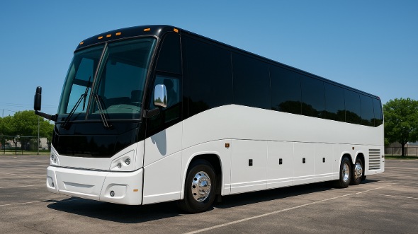 Exterior of Charter Bus Company Chesapeake's 40 Passenger Charter Bus in Chesapeake