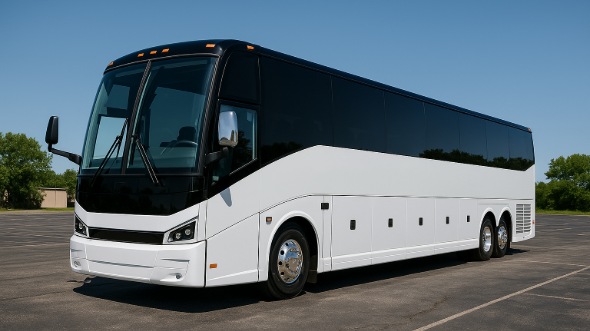Exterior of Charter Bus Company Richmond's 40 Passenger Party Bus in Richmond