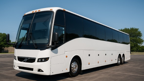 Exterior of Charter Bus Company Chesapeake's 44 Passenger Charter Bus in Chesapeake