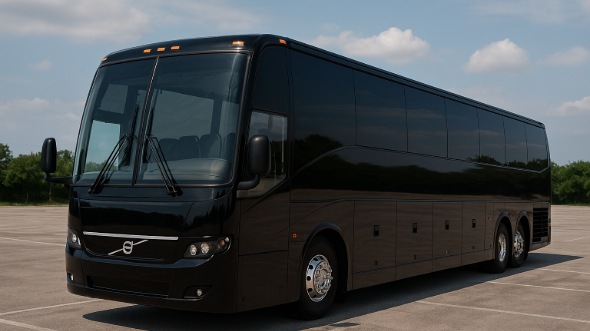 Exterior of Charter Bus Company Chesapeake's 48 Passenger Charter Bus in Chesapeake