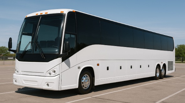 Exterior of Charter Bus Company Norfolk's 50 Passenger Party Bus in Norfolk