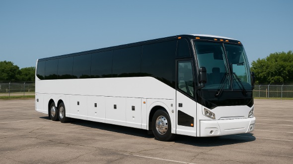 Exterior of Charter Bus Company Chesapeake's 54 Passenger Charter Bus in Chesapeake