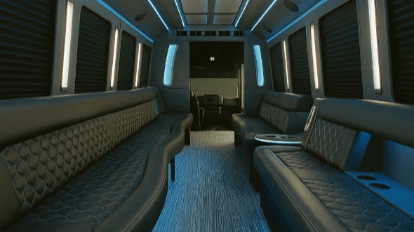 hampton 20 passenger party bus